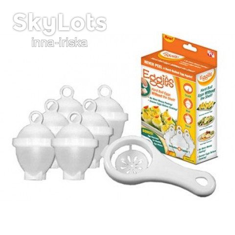 ФОРМЫ ДЛЯ ВАРКИ ЯИЦ БЕЗ СКОРЛУПЫ ЯЙЦЕВАРКА EGGIES - фото фото фото 0