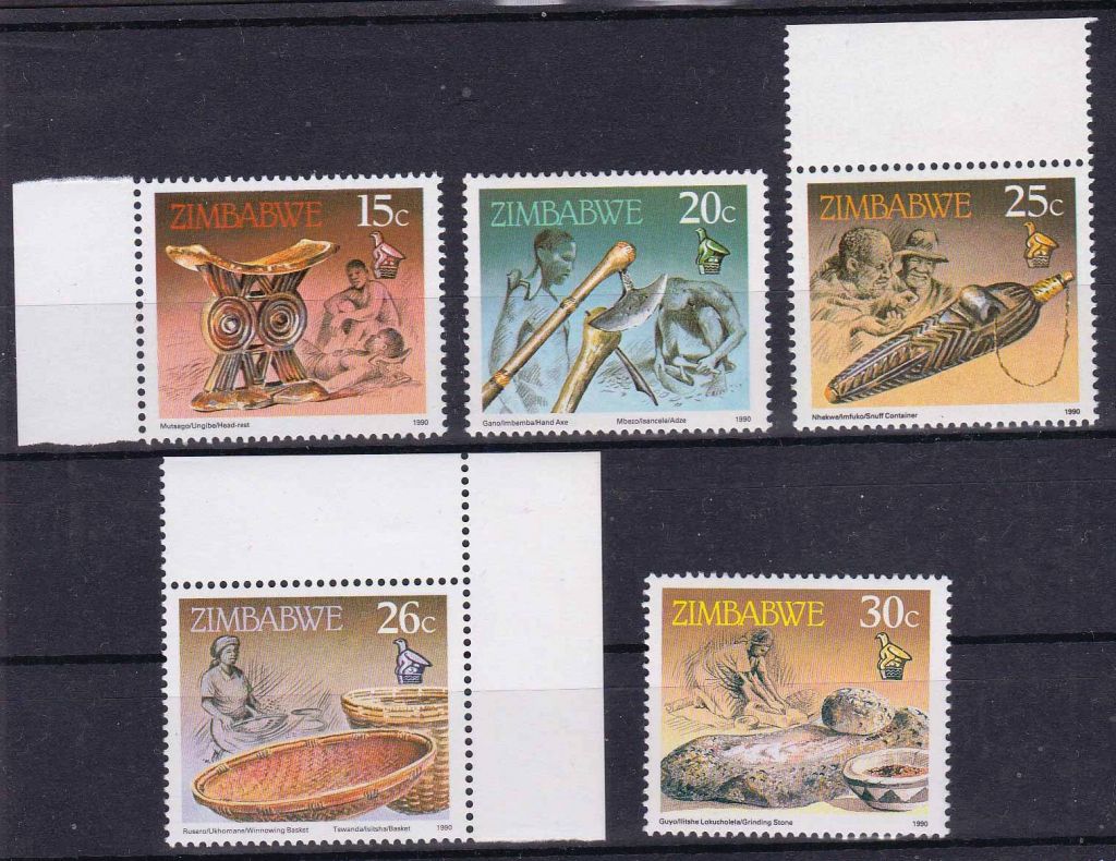 NM Искусство . Зимбабве 1990 г  MNH - - фото фото фото 0