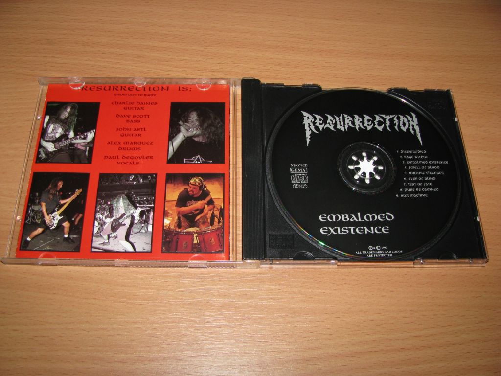 RESURRECTION - Embalmed Existence     (1993 Nuclear Blast 1st press) - фото фото фото 1