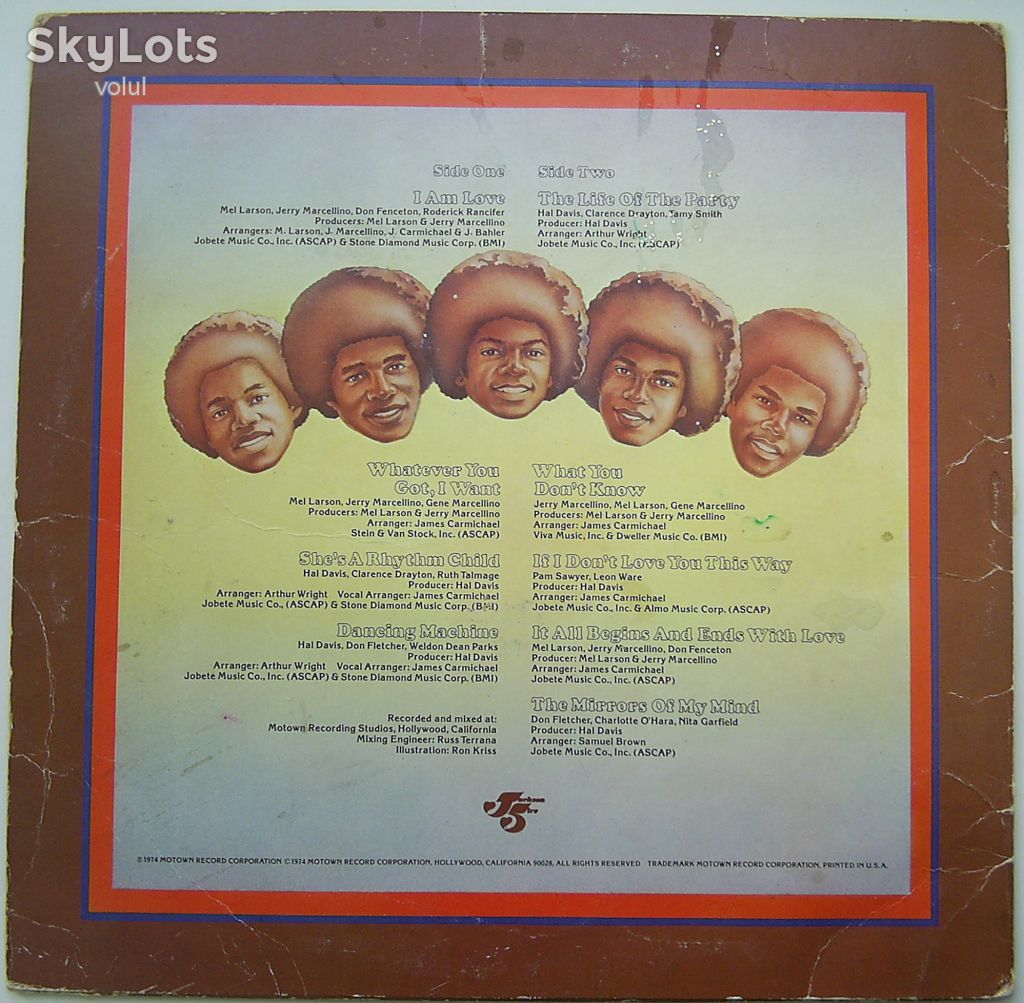 JACKSON 5ive Dancing Machine LP VG-/VG - фото фото фото 1
