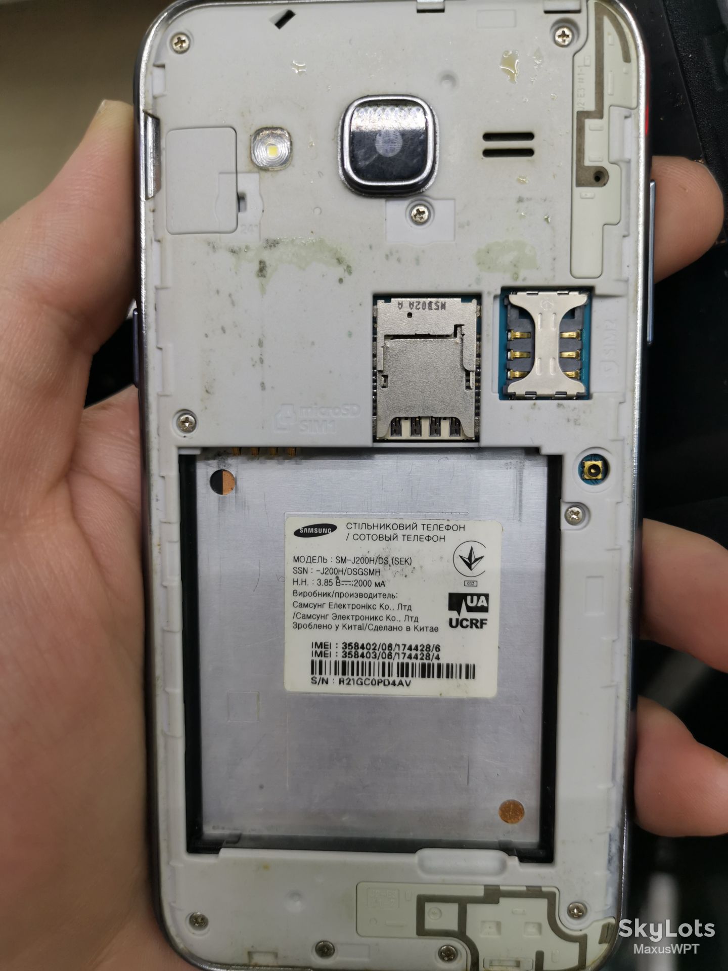 #469 Sklad samsung J200 j 2 black - фото фото фото 2