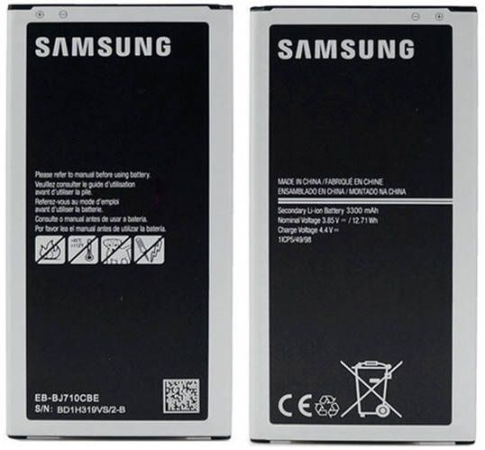 Акумулятор EB-BJ710CBC  (Li-ion 3.85 V 3300 mAh) для Samsung J7 2016/J710 - фото фото фото 0