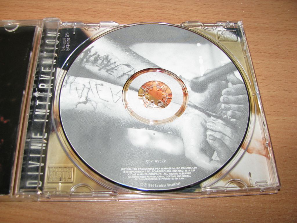 SLAYER - Divine Intervention  (1994 American 1st press,Canada) - фото фото фото 2