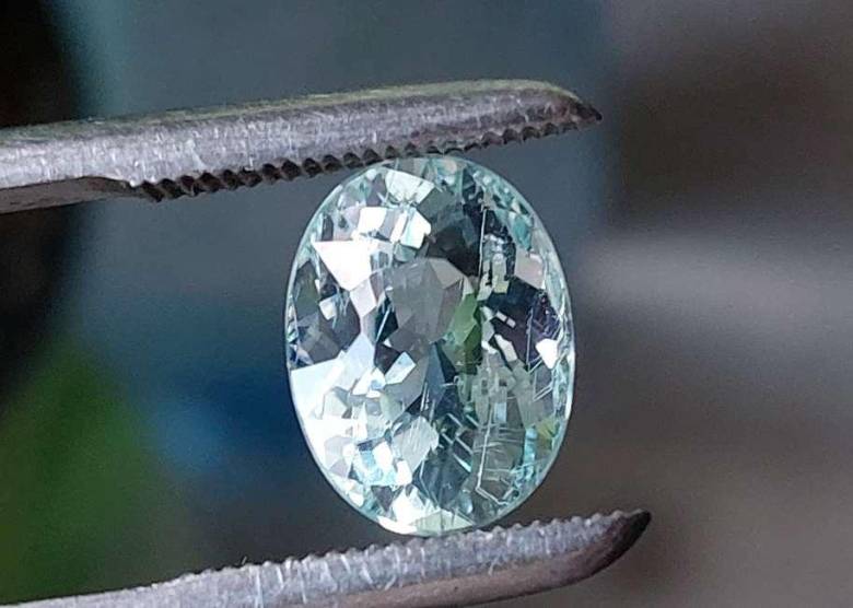 Аквамарин 4.41 ct 12x9 mm - фото фото фото 2