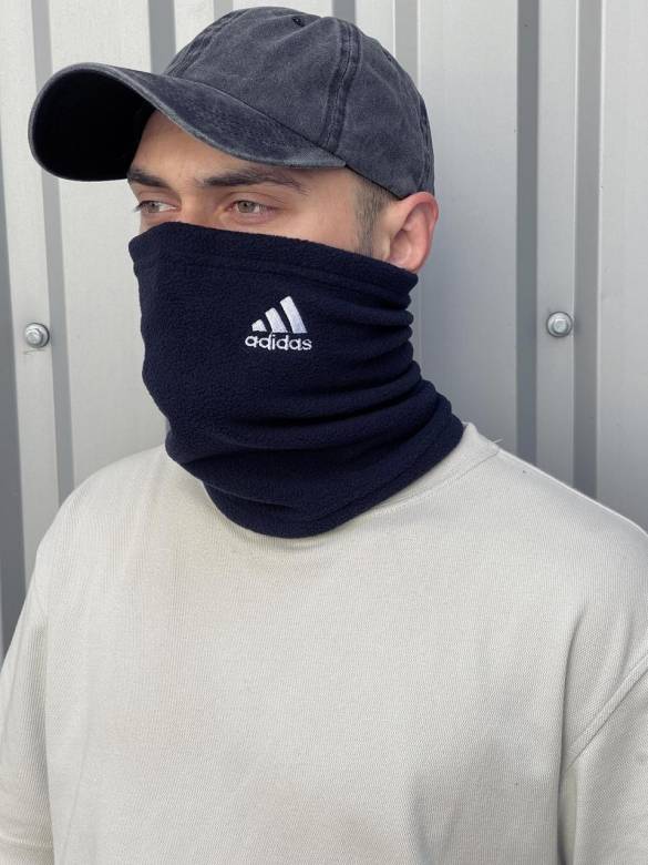 Баф флисовый синий Adidas - фото фото фото 0