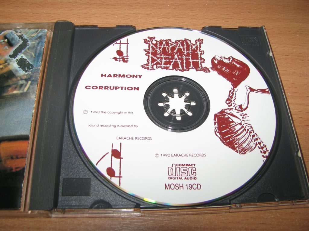 NAPALM DEATH - Harmony Corruption  (1990 Earache NIMBUS,UK) - фото фото фото 2