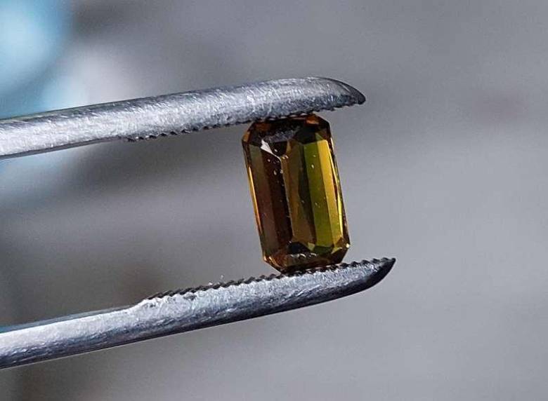 Натуральный турмалин  2.16 ct  9.2x5.3mm - фото фото фото 9