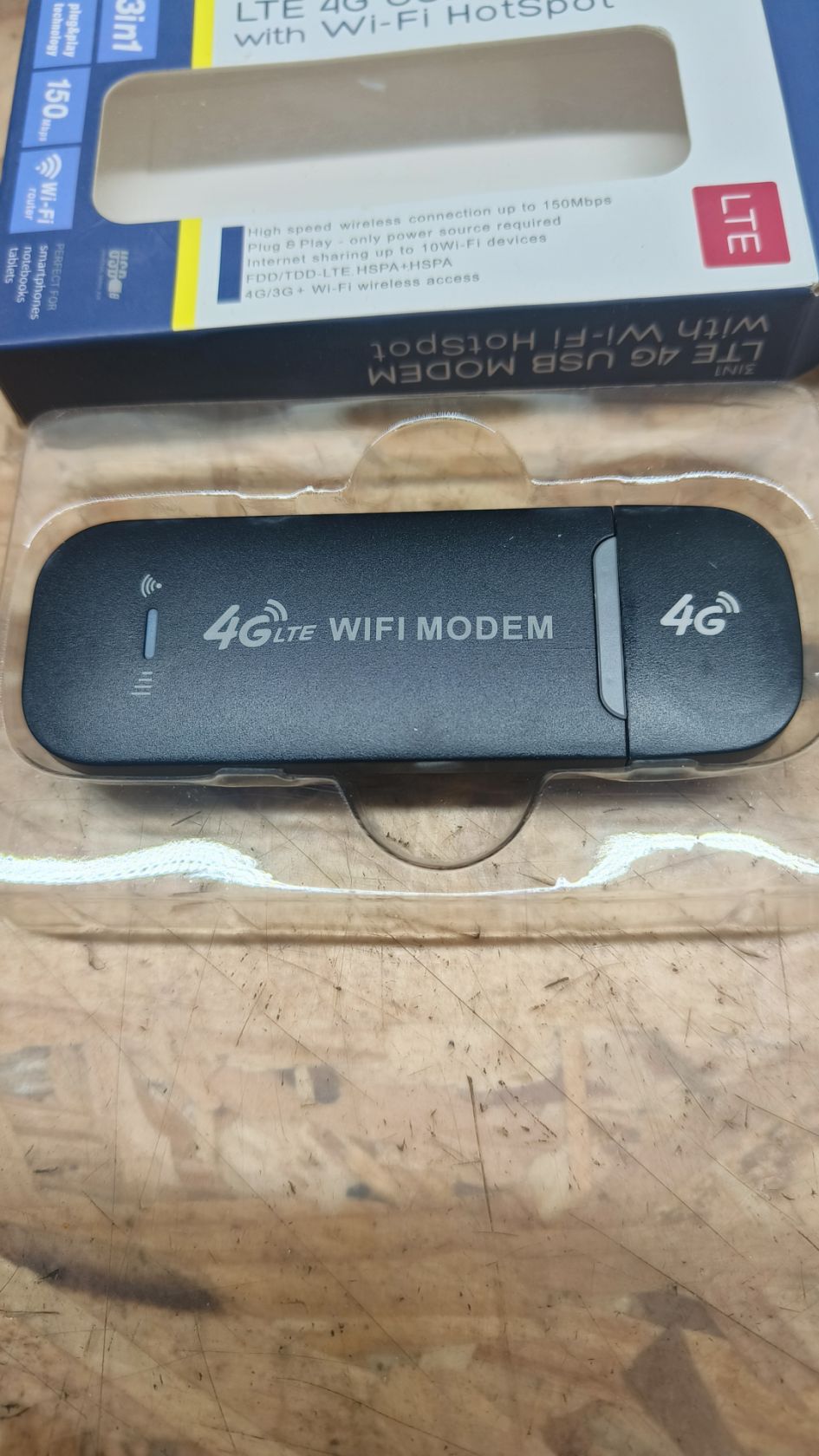 Лот 4G USB Модем WI-FI Роутер LTE 150Mbps black - фото фото фото 2
