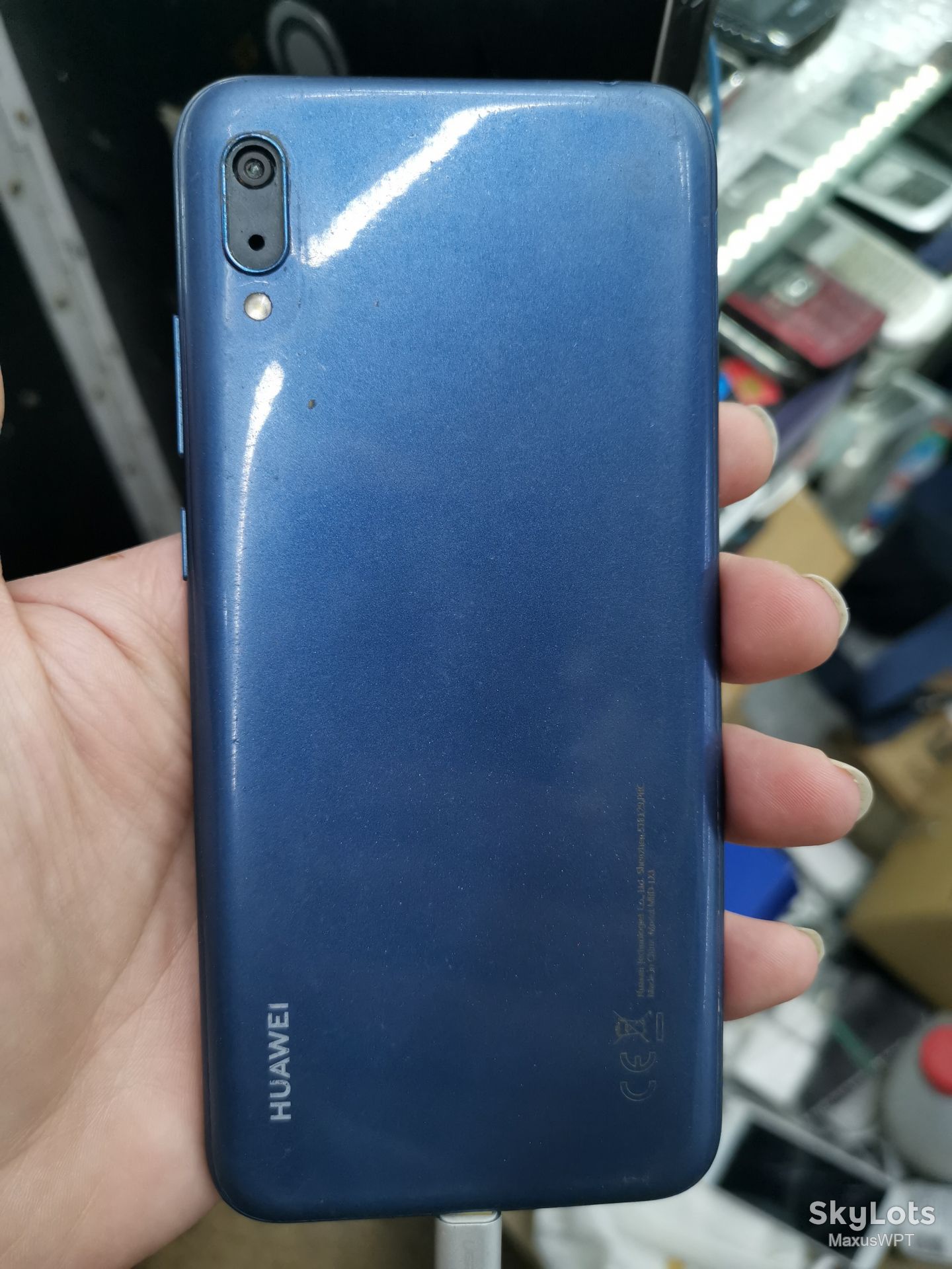 #313 Sklad Huawei Y6 2019 mrd lx1 blue - фото фото фото 1