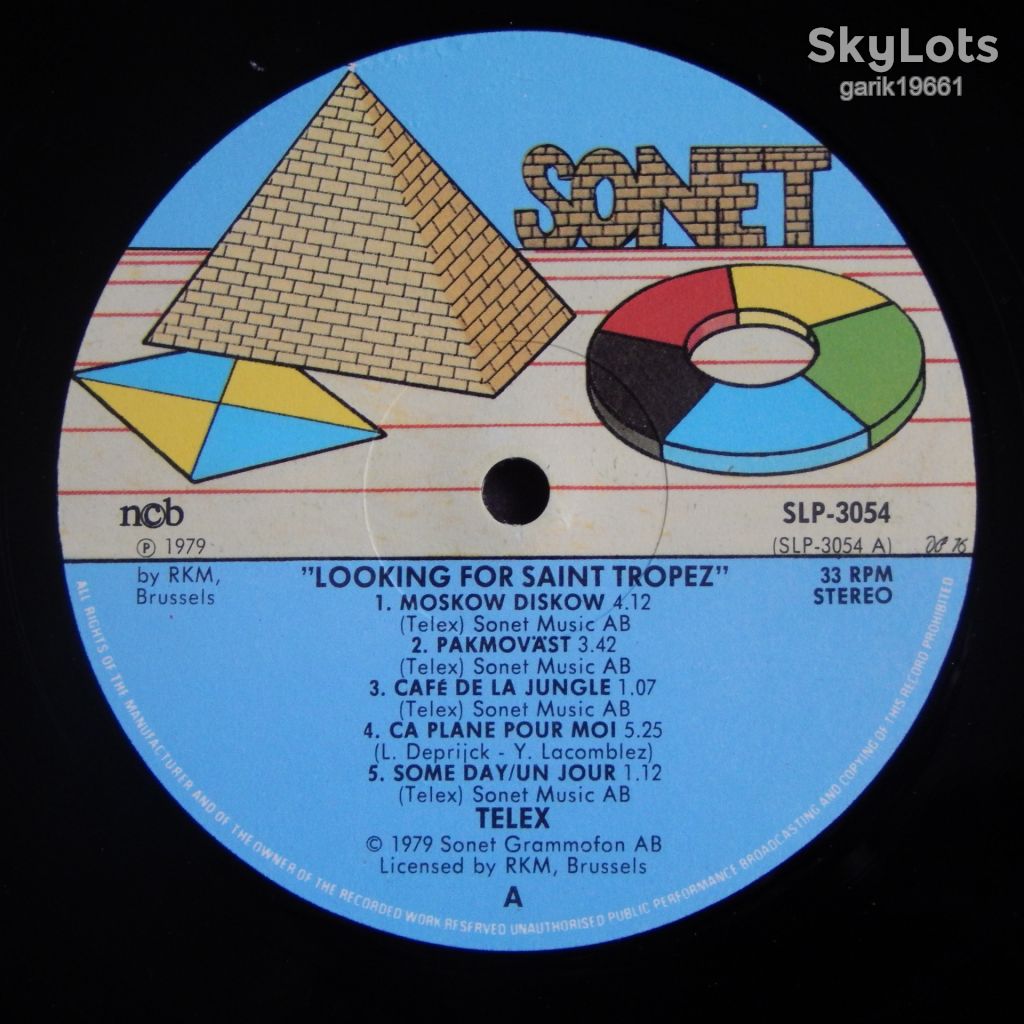 Telex – Looking For Saint Tropez  (Sonet – SLP-3054, Sweden) NM-/NM- - фото фото фото 3