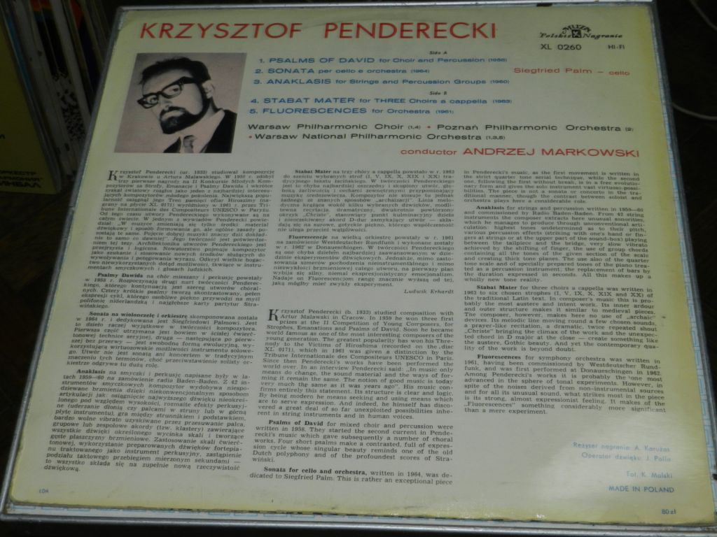 LP   PENDERECKI - фото фото фото 3