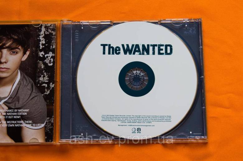 Музичний диск CD. THE WANTED - NATHAN Edition - фото фото фото 4