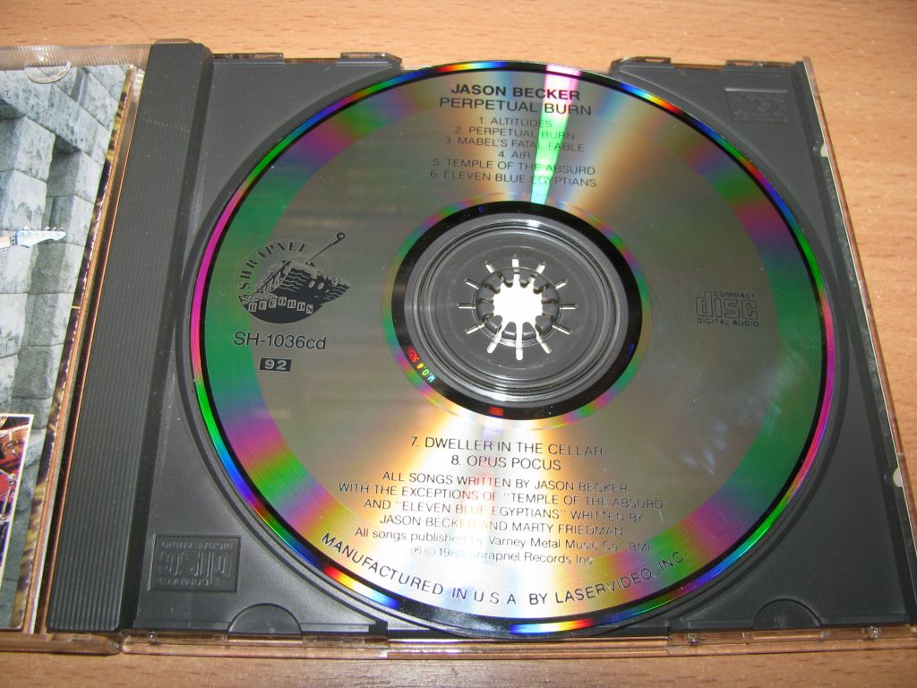 JASON BECKER - Perpetual Burn  (1988 Shrapnel 1st press,USA) - фото фото фото 2