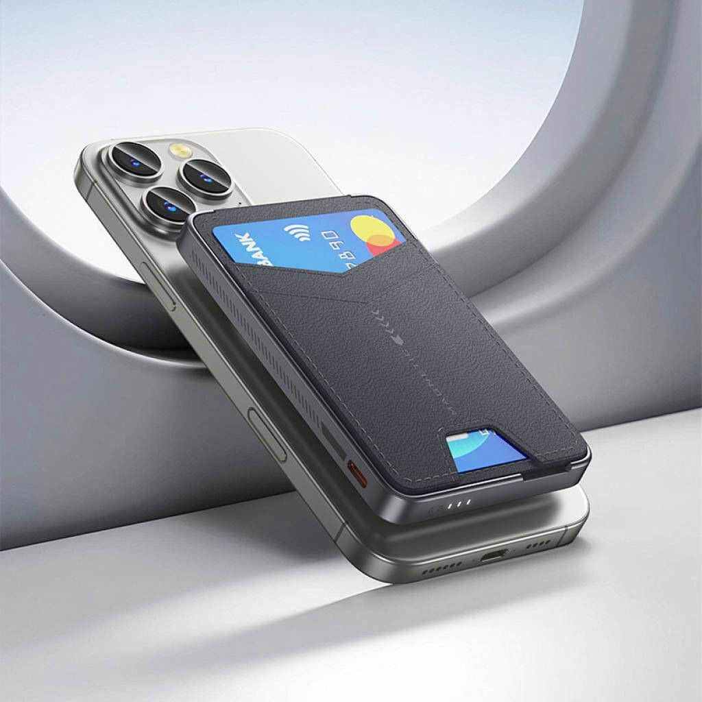 Портативний ЗП Power Bank Hoco Q46 Title PD20W з БЗП+card holder - фото фото фото 0