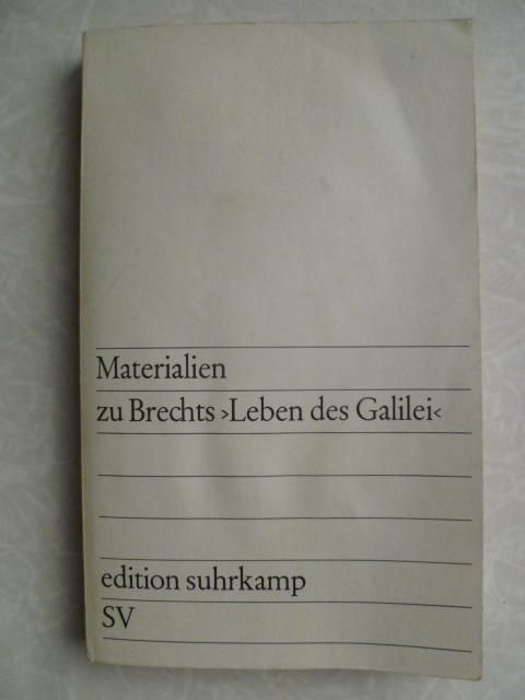 Materialien zu Brechts Leben des Galilei - фото фото фото 0