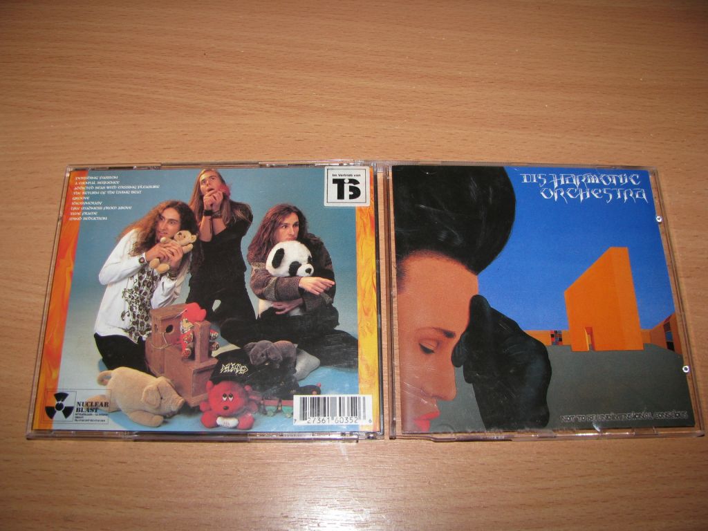 DISHARMONIC ORCHESTRA - Not To Be Undimensional Conscious  (1993 Nuclear Blast,1st press) - фото фото фото 0
