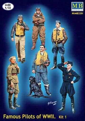 Master Box 3201 Famous pilots WW2   (1/32) set 1 - фото фото фото 0