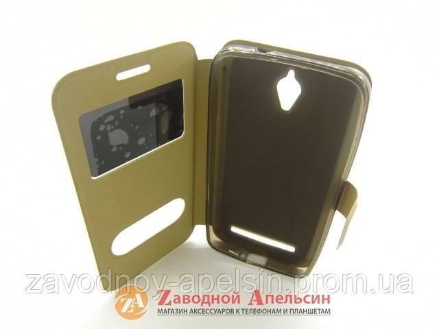 Чехол книжка Asus Zenfone C ZC451CG Smart Case gold - фото фото фото 2