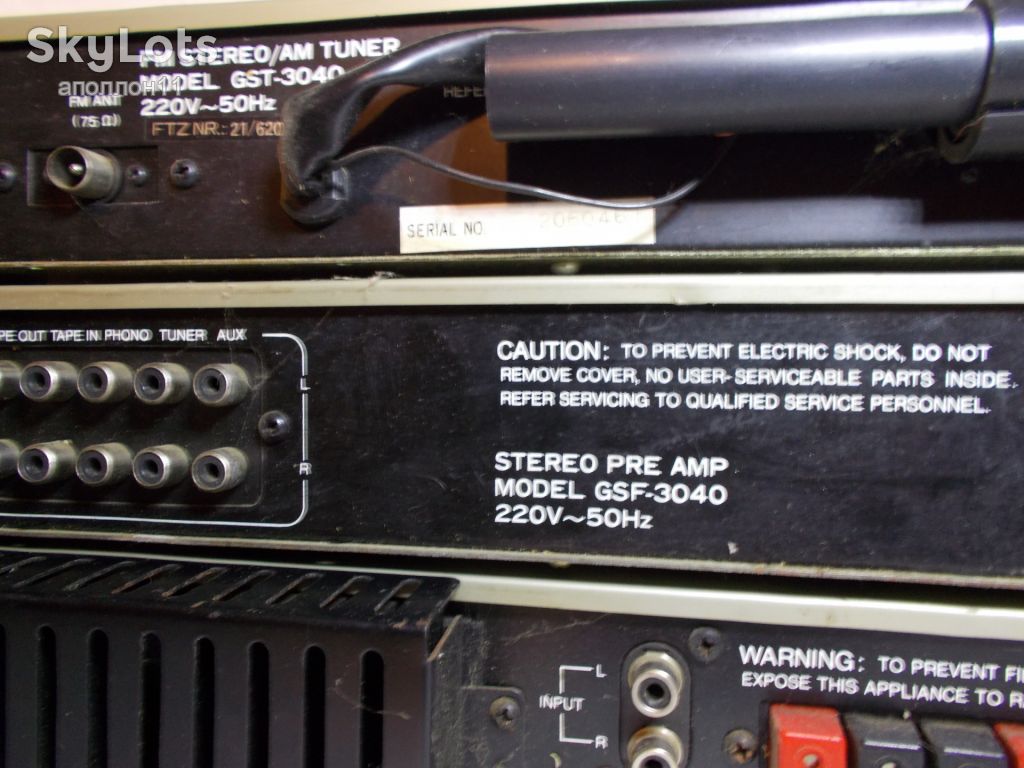 GOLD STAR GSA -3040   PRE 3040  Tuner GST-3040 - фото фото фото 4