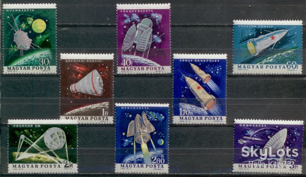 Венгрия 1964 космос Mi 1991-1998 MNH - фото фото фото 0