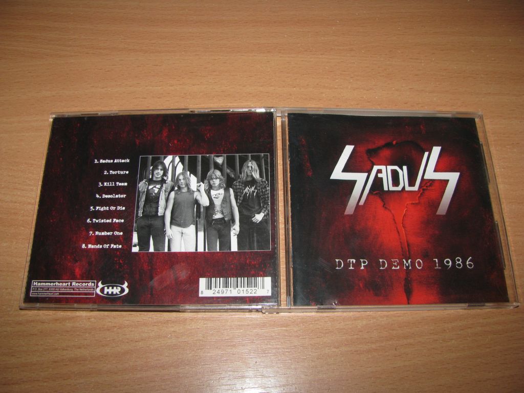 SADUS - D.T.P. Demo 1986  (2003 Hammerheart) - фото фото фото 0