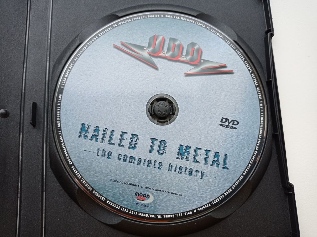 DVD UDO   (Accept) Nailed To Metal ... the complete history ... - фото фото фото 4