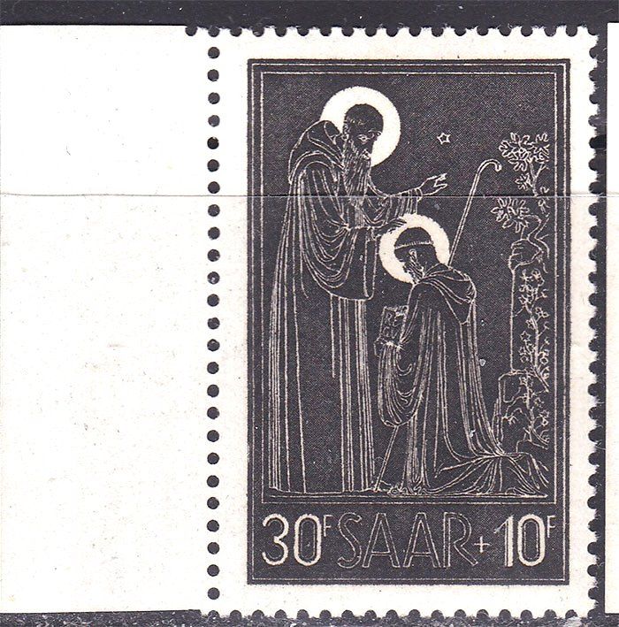 СААР / SAAR Германия   1954  г  MNH - аббатство Толей - фото фото фото 0