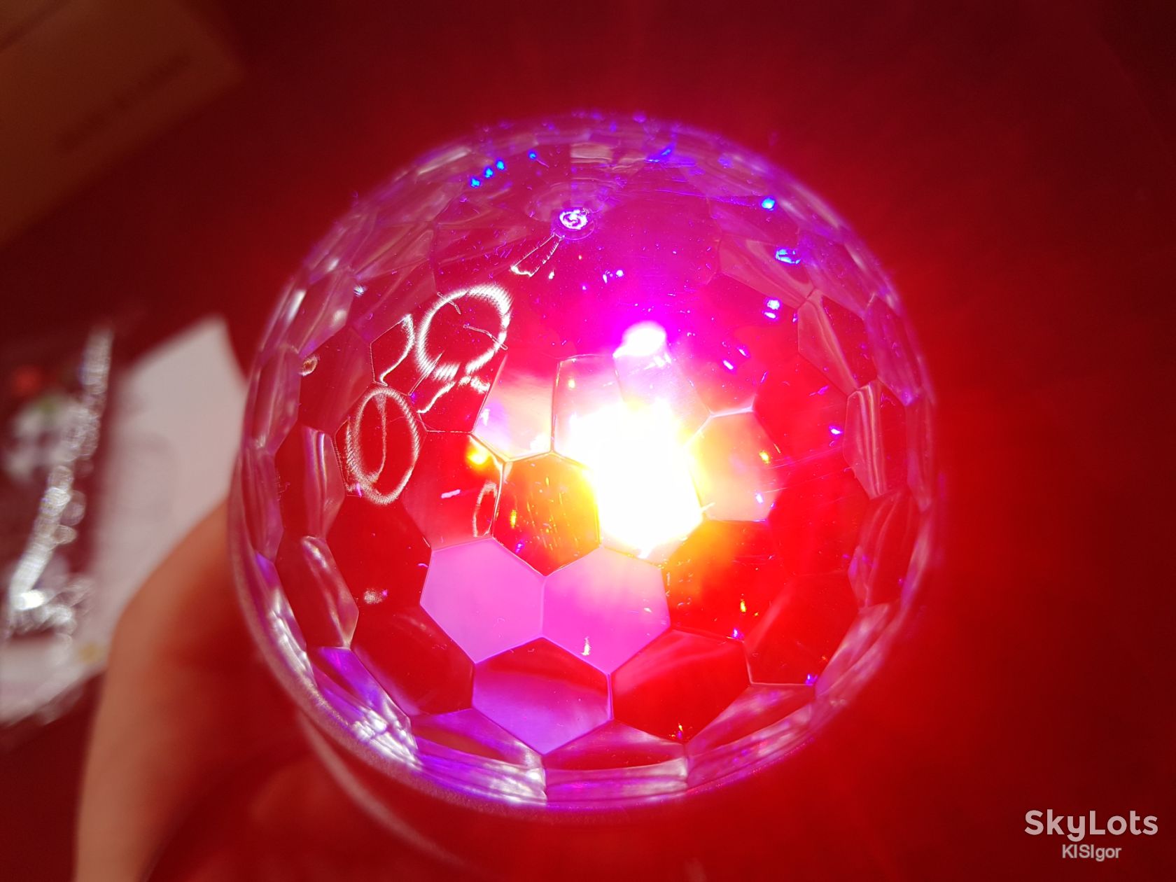 Світлодіодний диско-шар  (Magic Ball Light / LED RGB Party Light) *80976 - фото фото фото 5