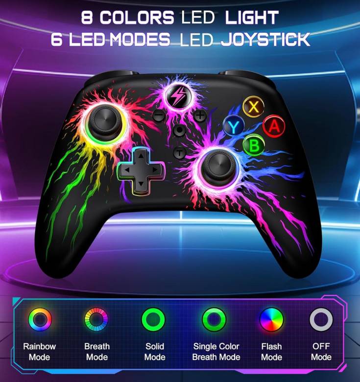 Беспроводные контроллеры EXTREMECOOL для Nintendo Switch 2/1Lite/OLED - фото фото фото 1