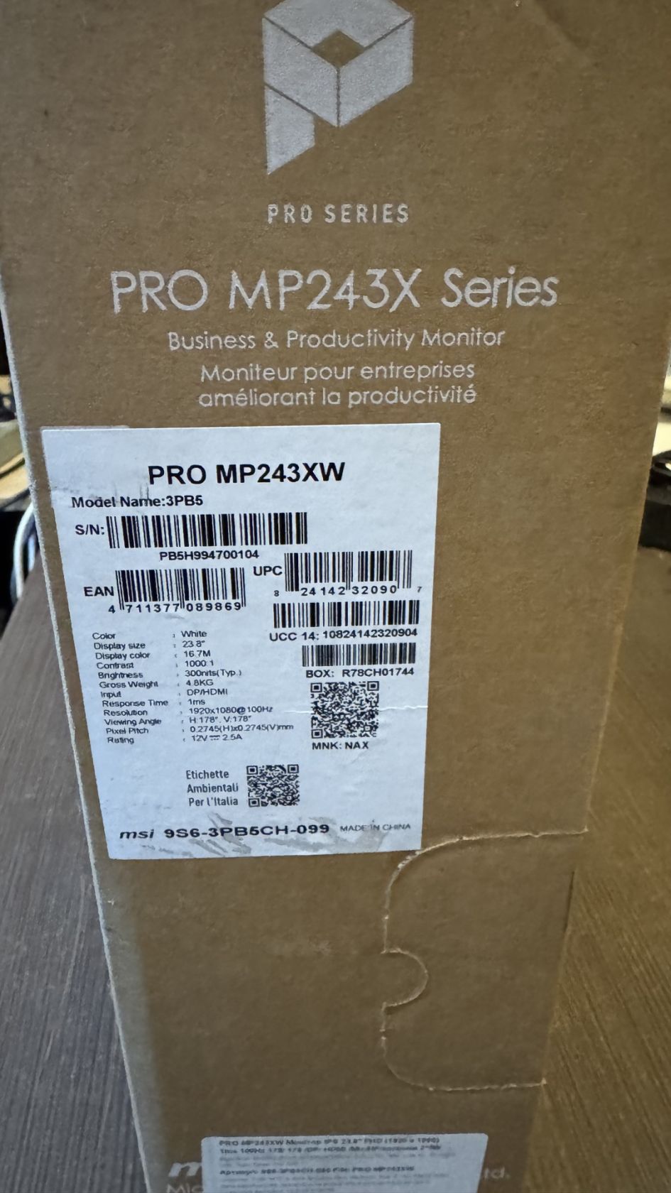 №2 Монітор 24" MSI PRO MP243XW з 1 грн - фото фото фото 3