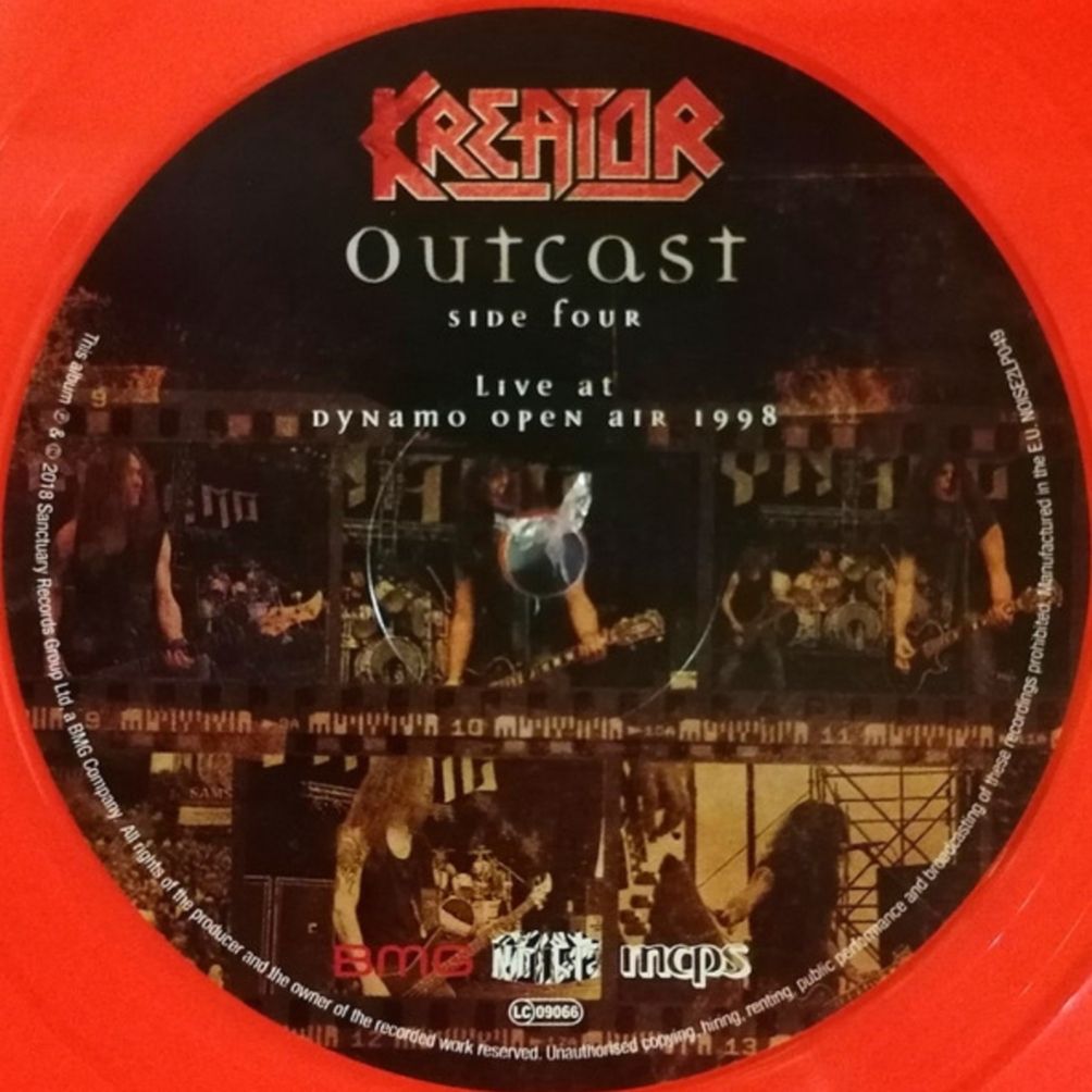 Kreator - Outcast - 1997.  (2LP). 12. Colour Vinyl. Пластинки. Europe - фото фото фото 13