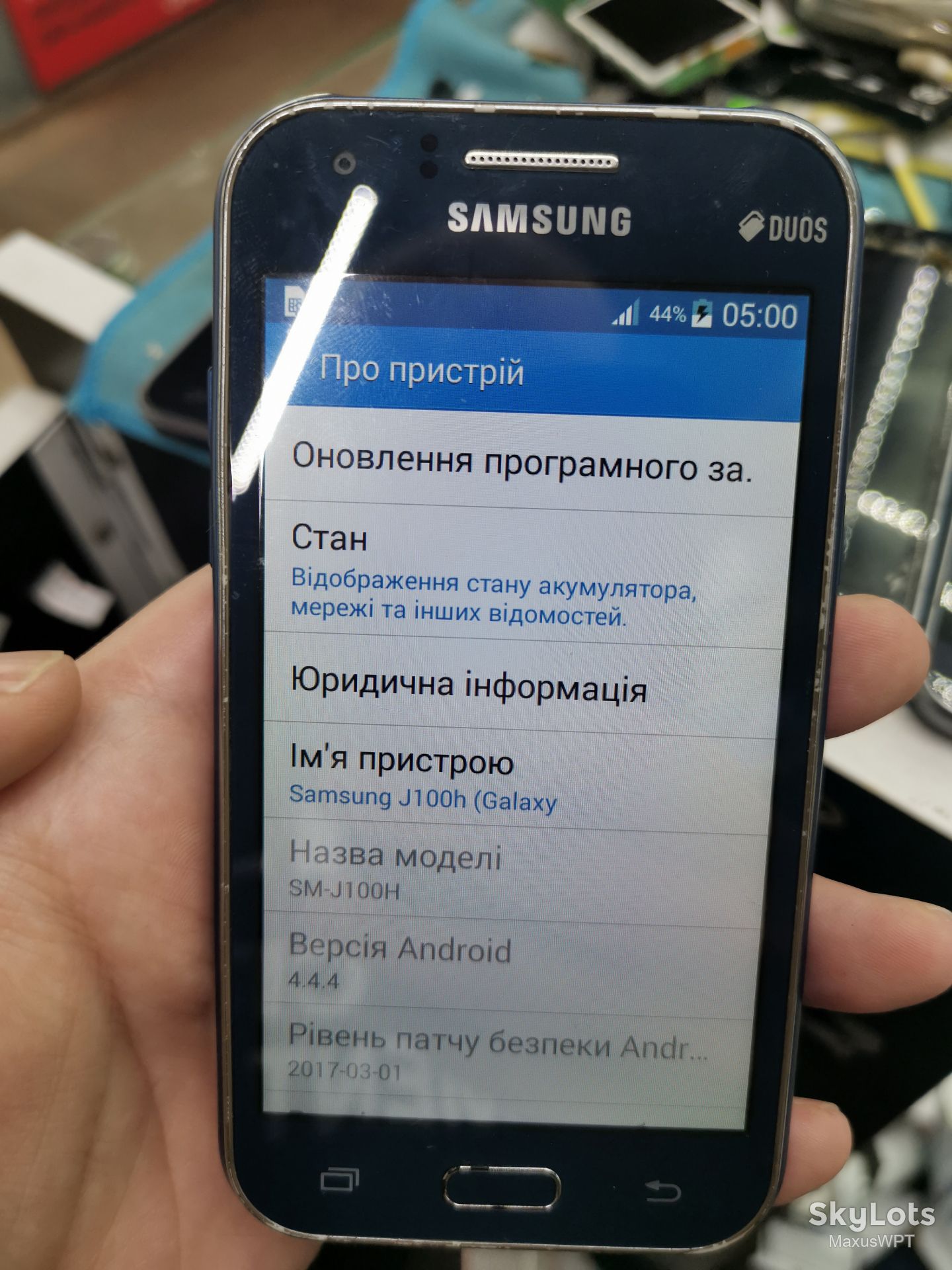 #972 Sklad Samsung  j100  blue 1 - фото фото фото 1