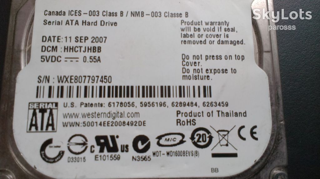 Жорсткий диск WD 160 Gb - фото фото фото 2