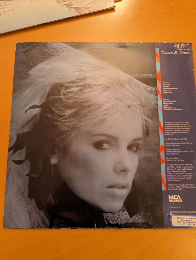 Винил KIM WILDE "TEASES &amp; DARES" 1984 - фото фото фото 1