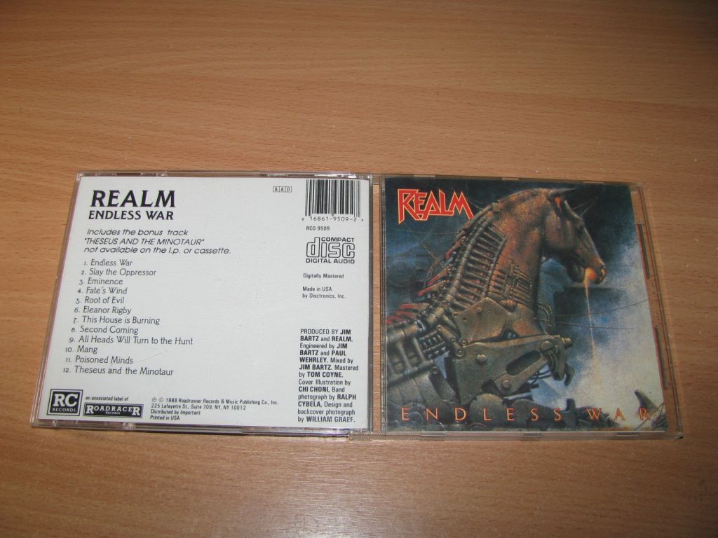 REALM - Endless War  (1988 Roadracer 1st press,USA) - фото фото фото 0