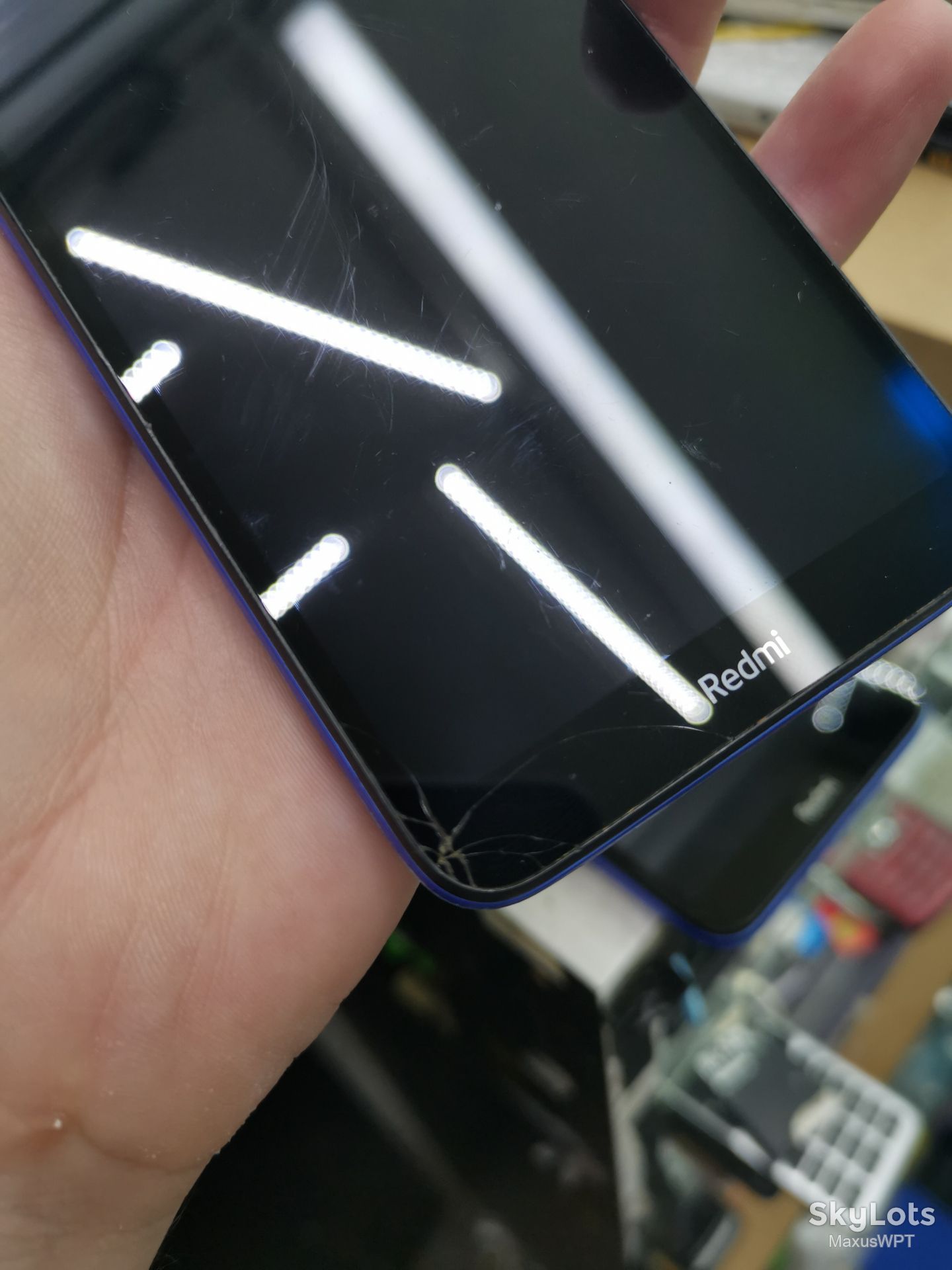 #31 Sklad Xiaomi Redmi 7a blue poloski - фото фото фото 3