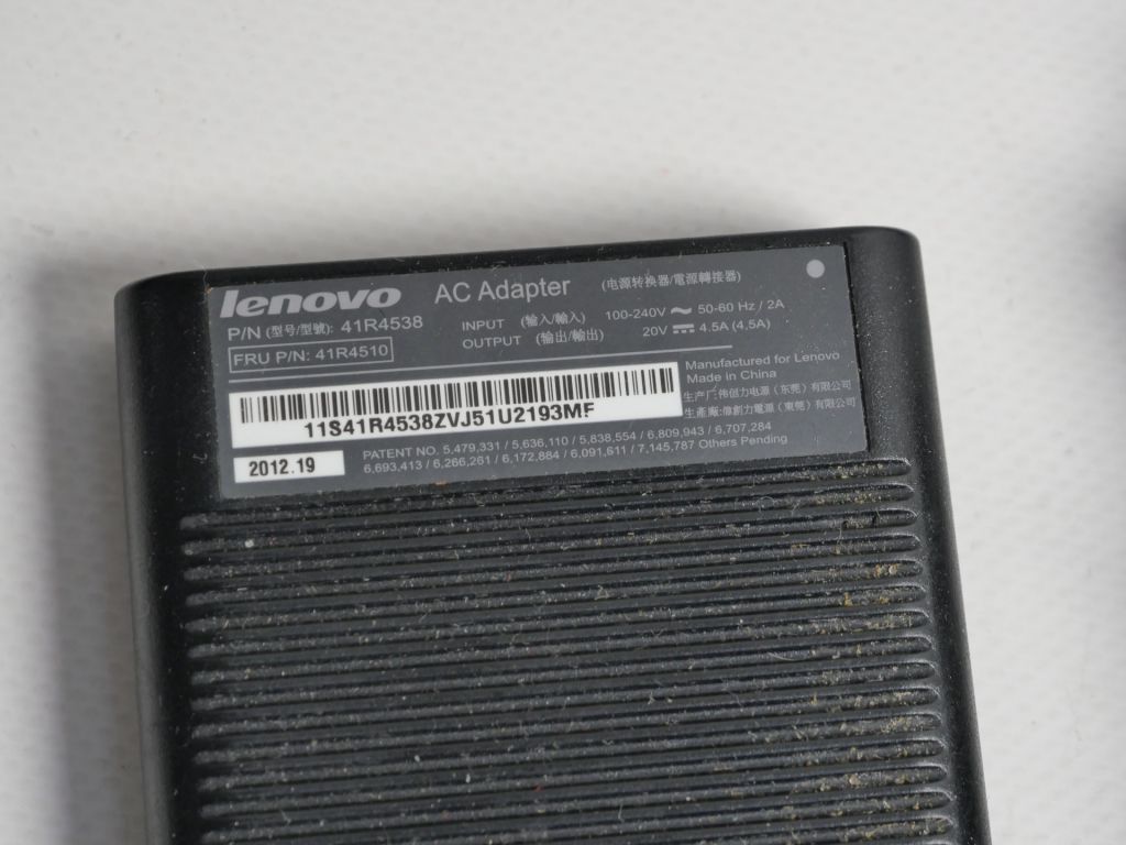 Зарядний пристрій Lenovo 41R4510 20V 4.5A Slim - фото фото фото 1