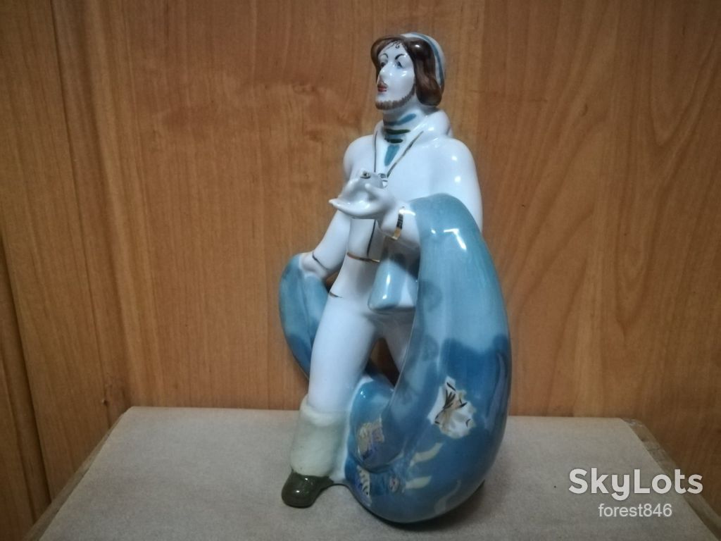 Статуетка Рибалка з неводом - фото фото фото 1