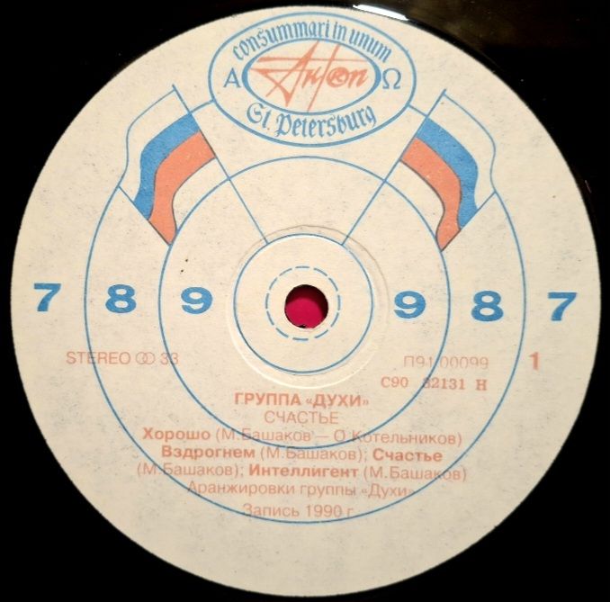 Духи - Счастье - 1990.  (LP). 12. Vinyl. Пластинка. Rare. Antrop. - фото фото фото 2