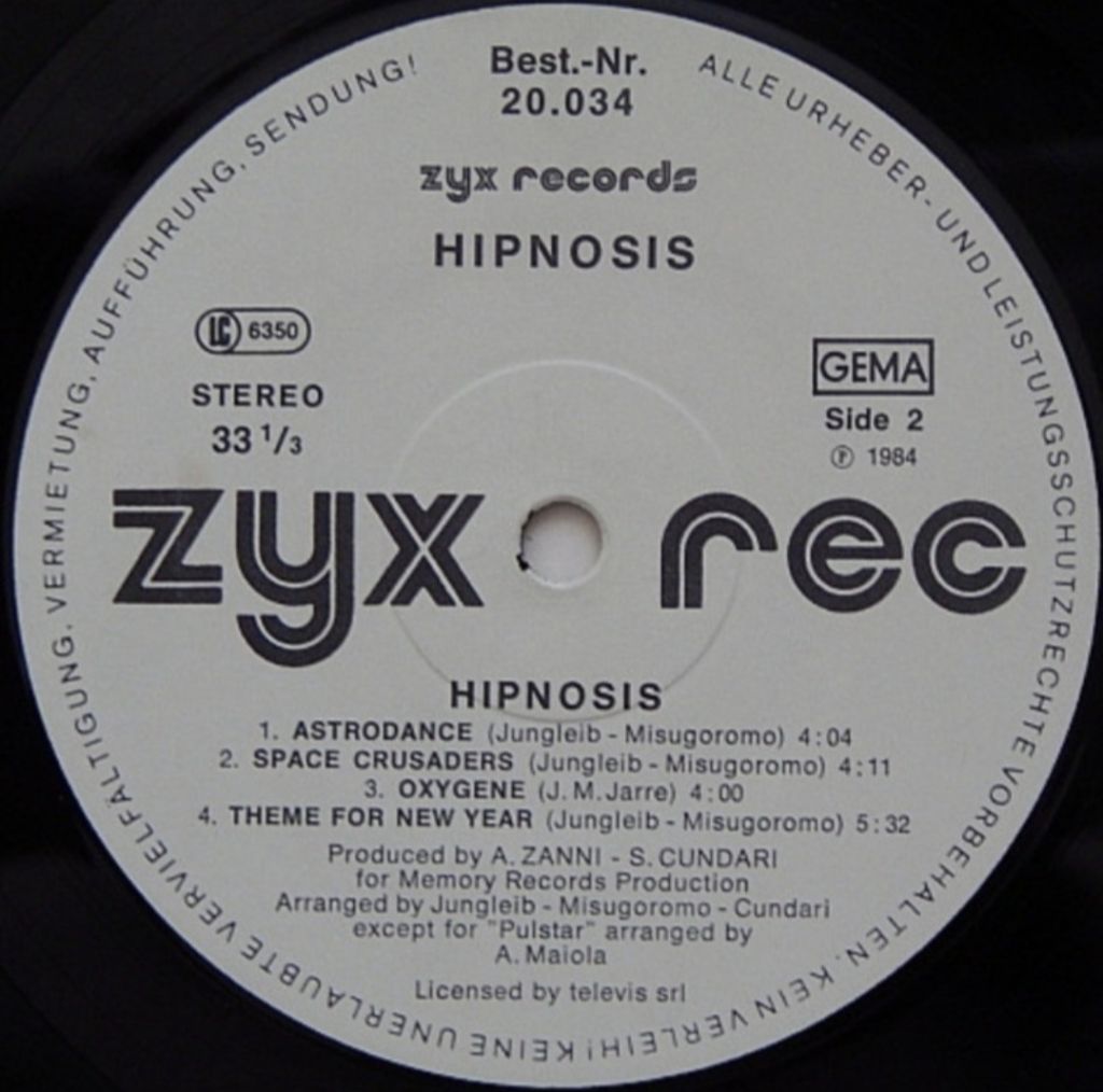 Hypnosis / Hipnosis - Hipnosis - 1984.  (LP). 12. Vinyl. Пластинка. Germany. - фото фото фото 3