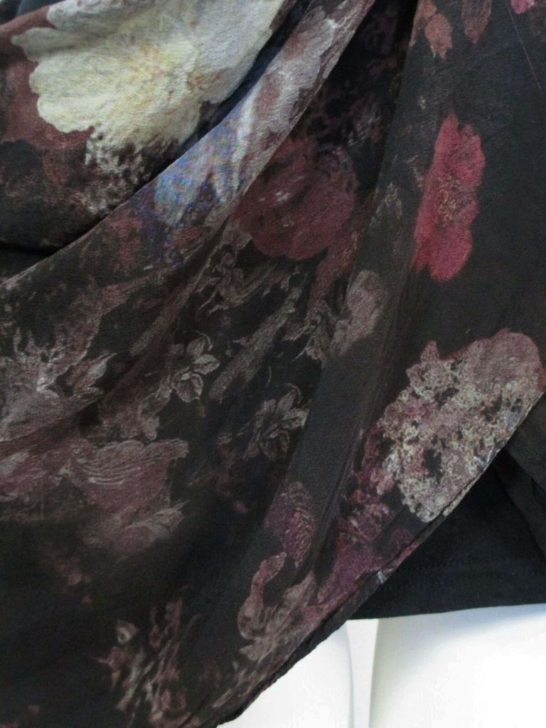 Топ шелк-лиоцелл Allsaints Irrochka night floral top 44р - фото фото фото 5