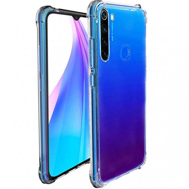 Чохол Fiji Proof для Xiaomi Redmi Note 8T бампер з посиленими бортамиTransparent - фото фото фото 0