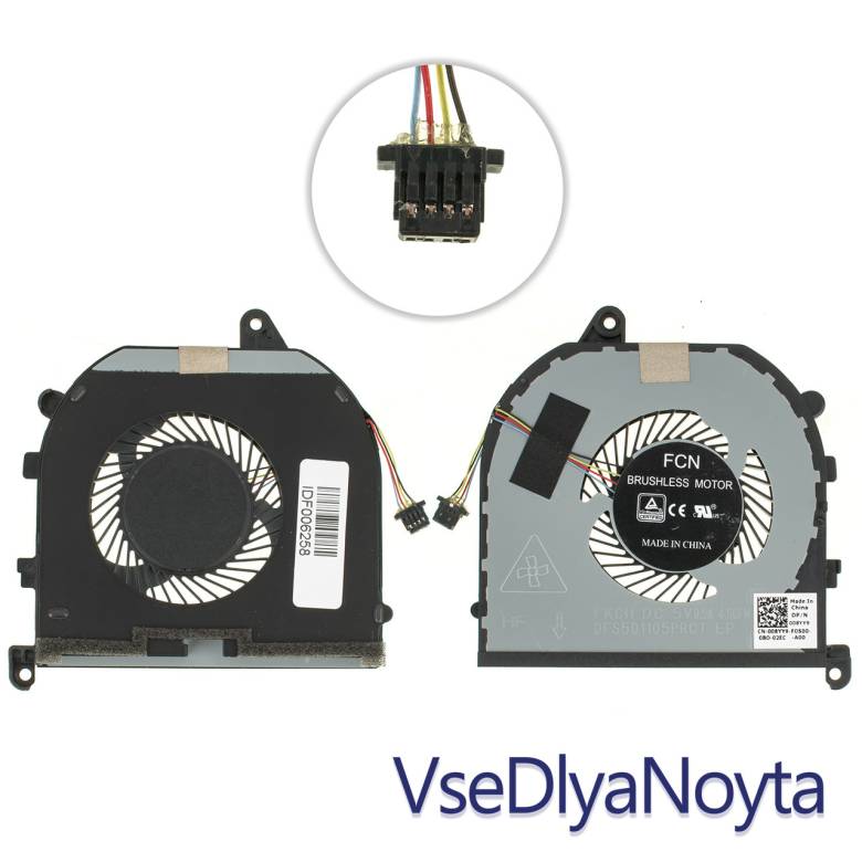 Вентилятор  DELL XPS 15 9570 CPU FAN - фото фото фото 0