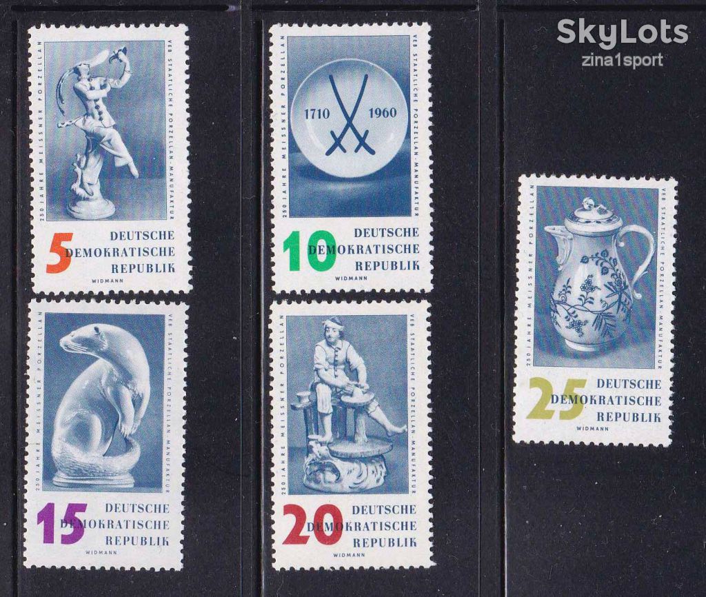 ГДР 1960 г MNH - фарфор - посуда - фото фото фото 0
