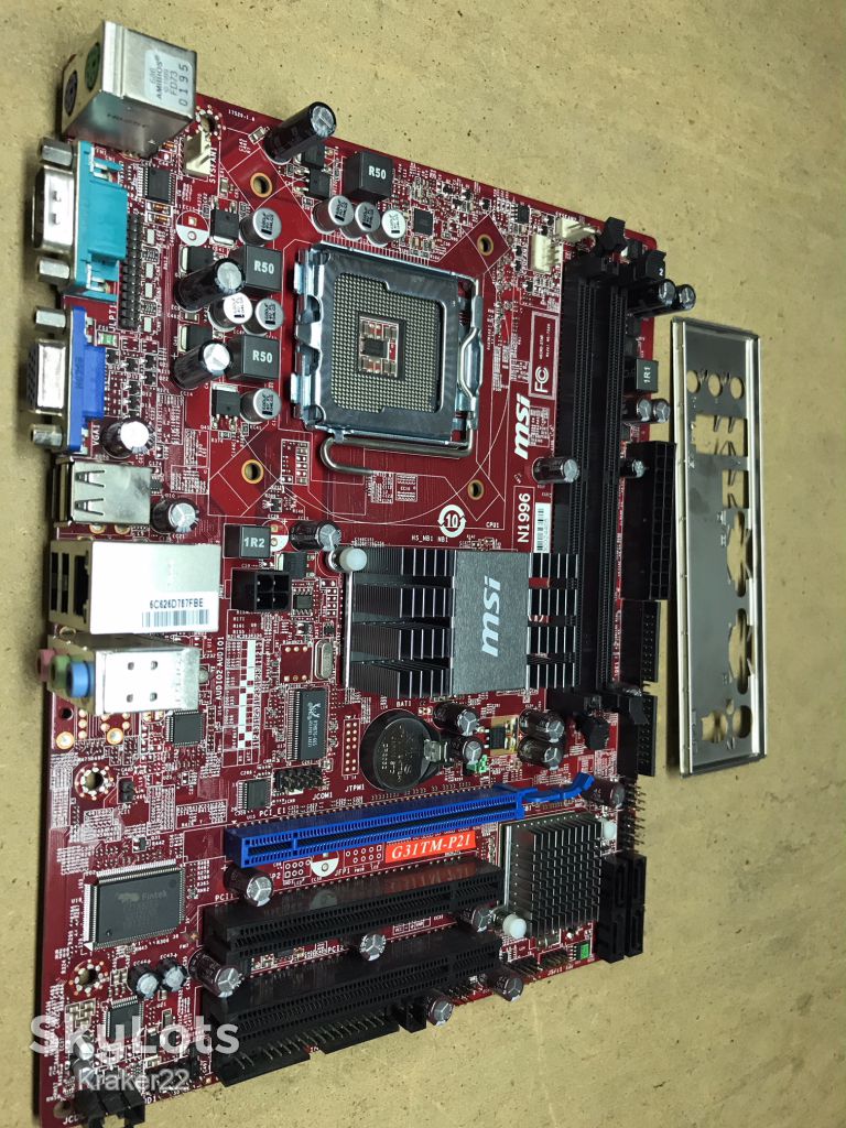 Плата материнська s775 під XEON MSI G31TM-P21  (8006-115) - фото фото фото 3
