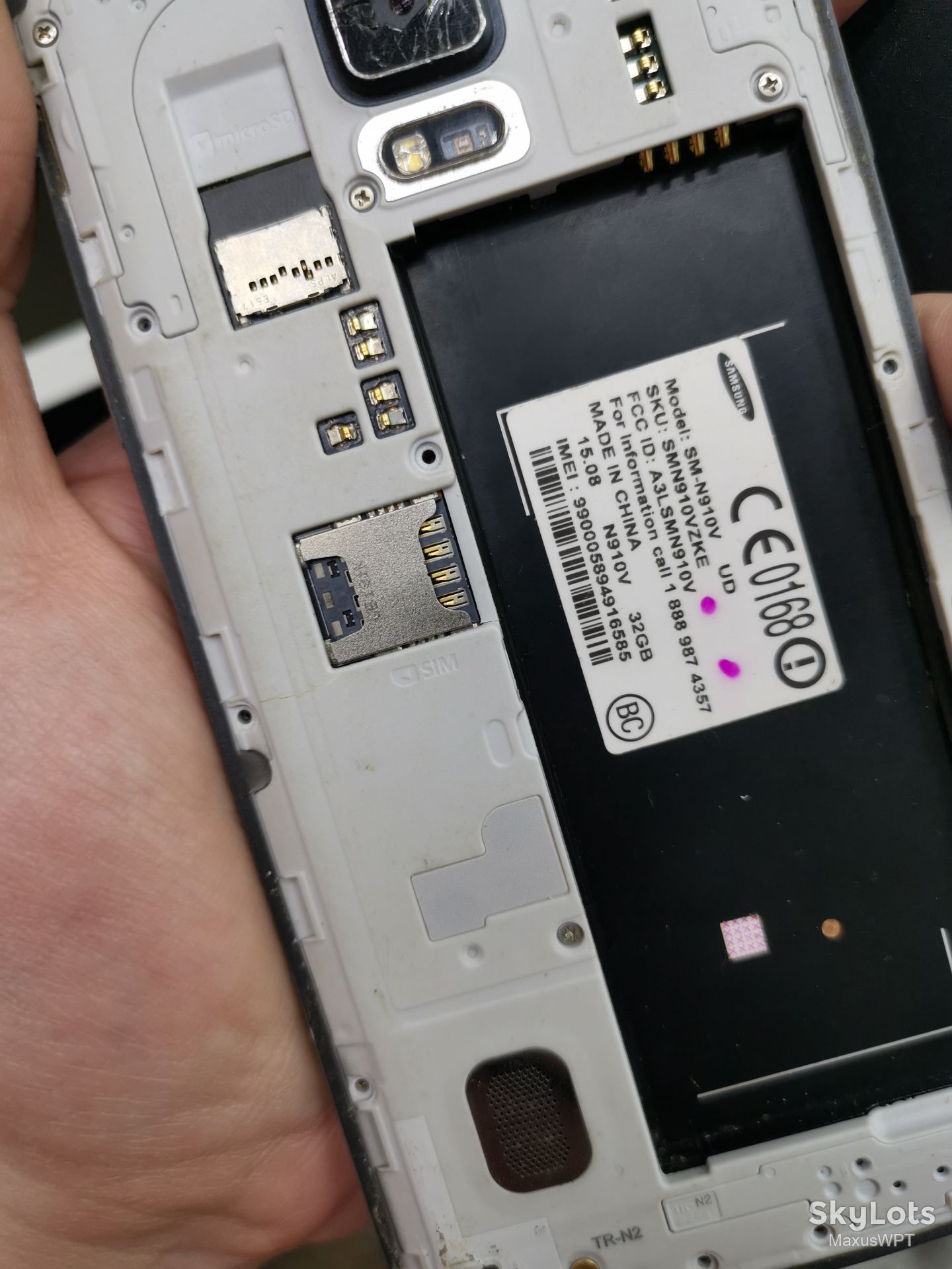 #352 Sklad Samsung Galaxy Note 4 blue - фото фото фото 4