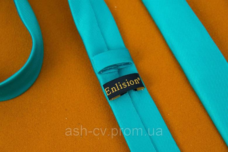 Краватка, ENLISION, Tie, Premium, Soft, Blue - фото фото фото 3