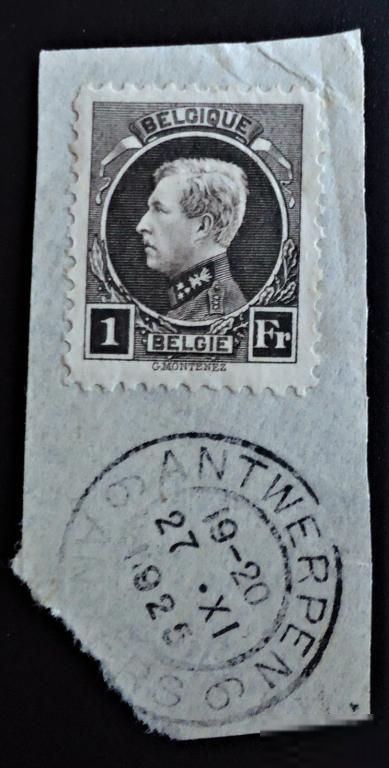 Бельгия  1921 г. № 166 - фото фото фото 0