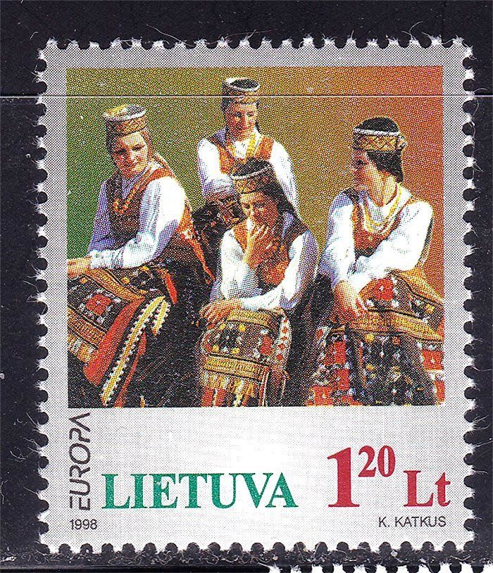 Литва  1998 г  MNH - костюмы - фото фото фото 0