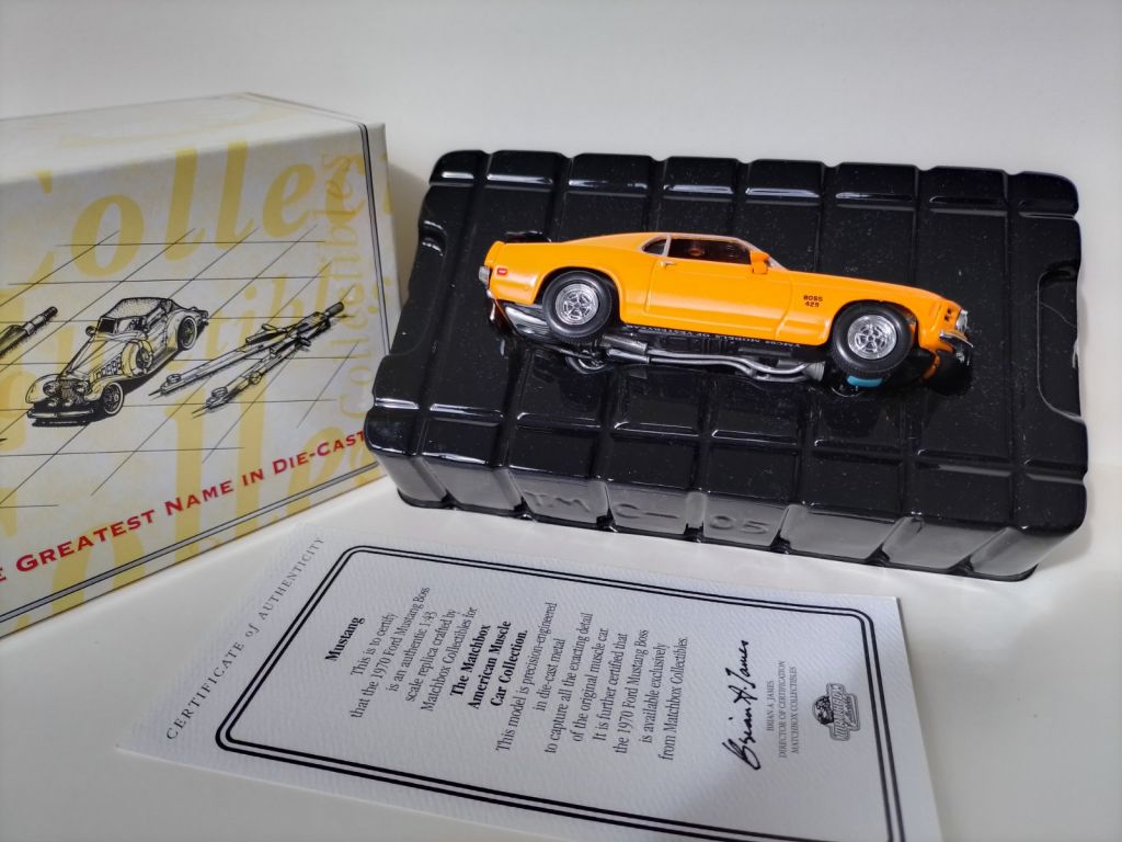 Ford Mustang Boss 1970. Matchbox YMC05. -2993- - фото фото фото 0